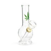 Glass Bong Small Leaf
