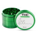 Metal Grinder Black Leaf THC (4 parts)