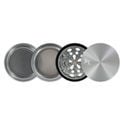 Metal Grinder Black Leaf Stacked