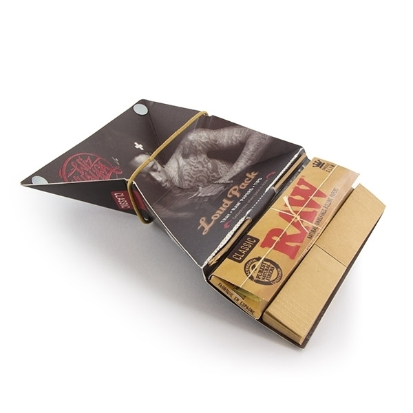 RAW Wiz Khalifa Loud Pack Rolling Papers + Tips Zamnesia