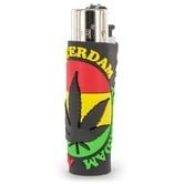 Lighter Clipper Rasta Leaf
