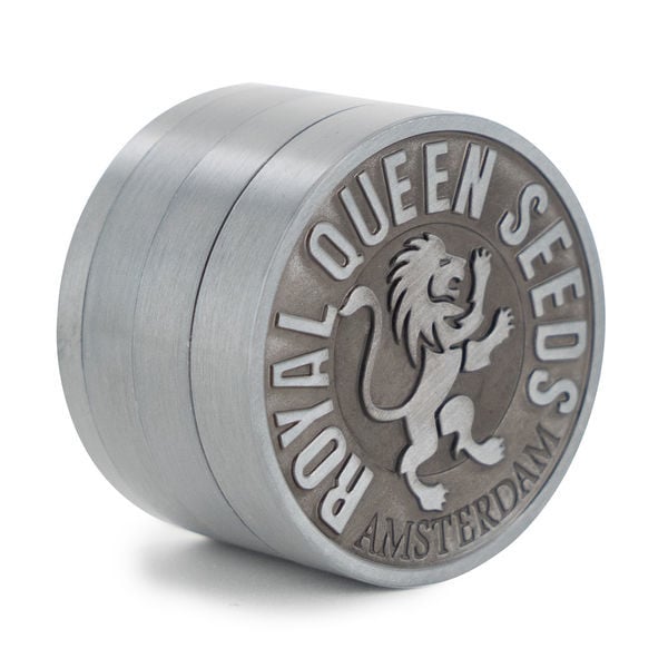 RQS Metal Embossed Grinder - Royal Queen Seeds