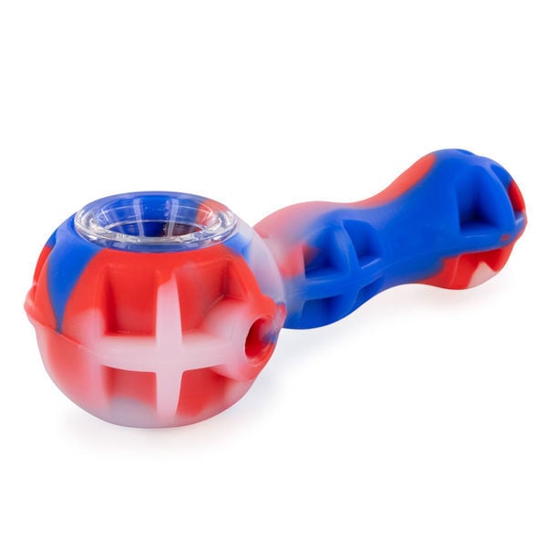 Silicone Smoking Pipe With Cap