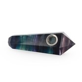 Mystique Crystal Pipe - Fluorite