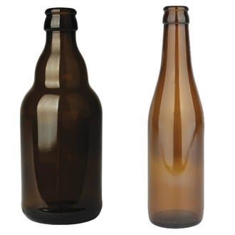 Glass Beer Bottles (24)