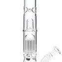 Black Leaf Glass Percolator Icebong with Dome Diffusor