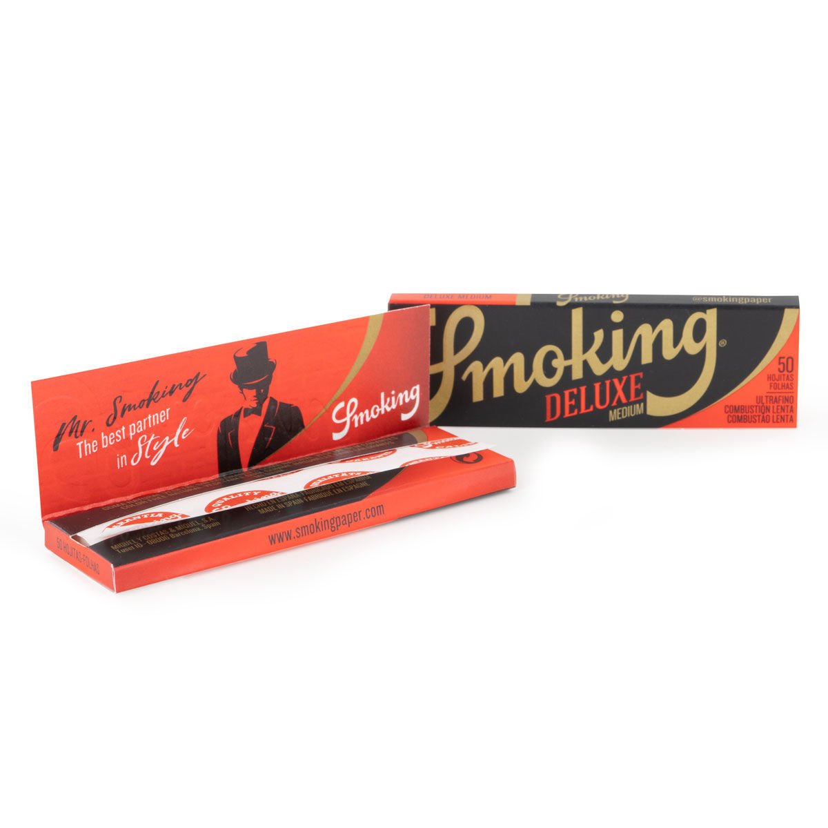 Smoking Deluxe Medium Size Rolling Papers Zamnesia