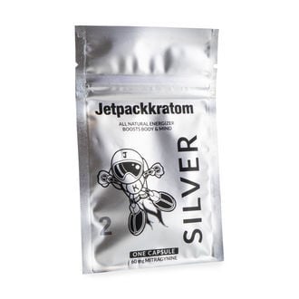  Jetpackkratom SILVER 60 mg Extrakt - Kapseln