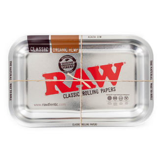 RAW Rolling Tray Silver