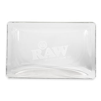 RAW Crystal Glass Rolling Tray