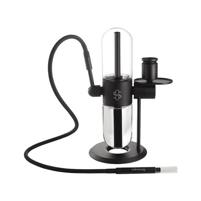 Stündenglass Gravity Hookah – 360° Drehbare Shisha Mit Borosilikatglas & Aluminium, Inkl. 3-Fuß-Schlauch