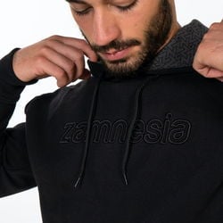 Zamnesia Bestickter Hoodie | Schwarz