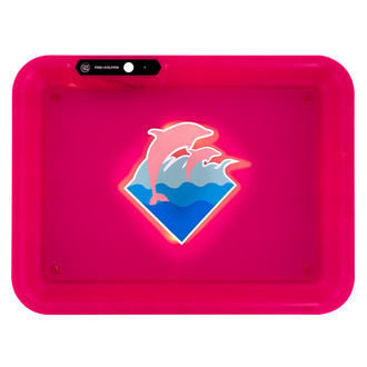 Rolling Tray Pink Dolphin (Glow Tray)
