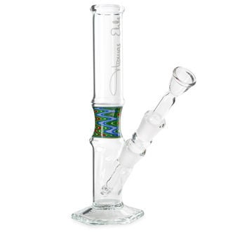 Mini Oil Bong Green Swirl