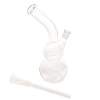 Glass Bong Double Bowl
