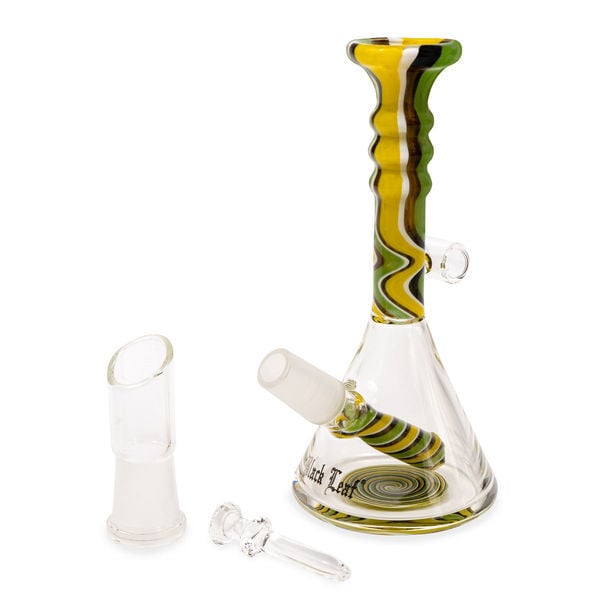 Mini Oil Bong Green Swirl