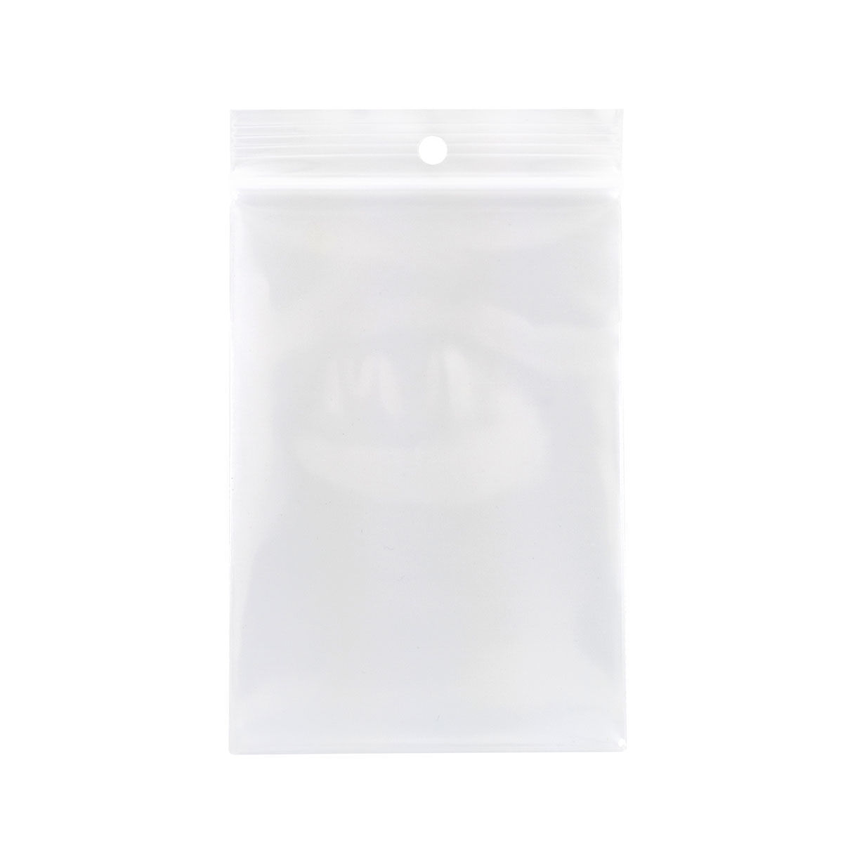 Tiny Polythene Bag Zip Seal Packs of 100 Pcs Size 60 x 60mm 