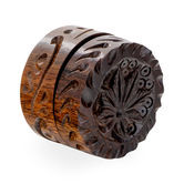 Carved Rosewood Grinder Small