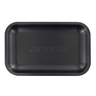 All Black Metal Rolling Tray (Zamnesia)