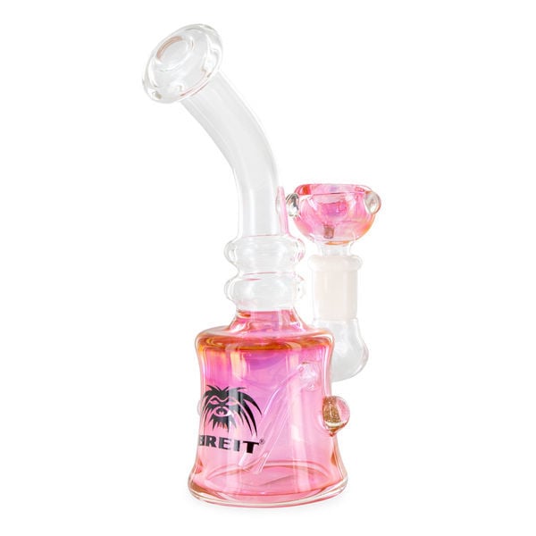 8 Tinted Pink Water Pipe Smoking Bong - Pink Bong -SmokeDay