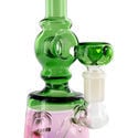 Mini Glass Bong Push Bowl (Breit)