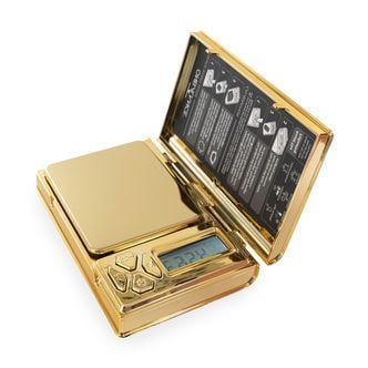 The Shine Chrome Gold Mini Scale - 100 × 0.01g (On Balance)