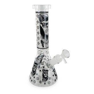 Glow in the Dark Gorilla Triple Thick Bong