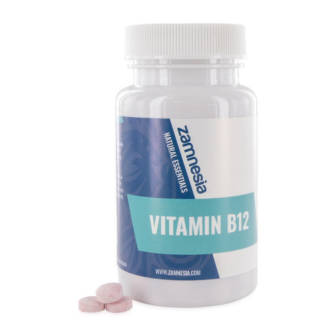 Vitamin B12 HighDose Tablets 100 Tablets Zamnesia