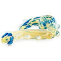 Glass Pipe Blue Bubble