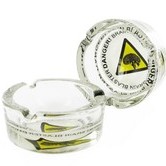 Glass Ashtray Danger! Brain Blaster