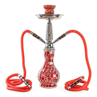 Khouribga Mosaic Glass Shisha 38cm (Champ Al Malik)