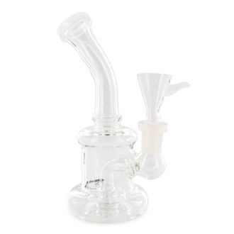 Perkolator Bubbler aus Glas (Black Leaf)