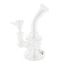 Glass Percolator Bubbler (Black Leaf)