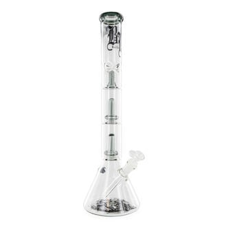 Bong Triple Percolator (Black Leaf)