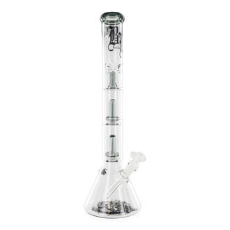 Bong Triple Percolator (Black Leaf)