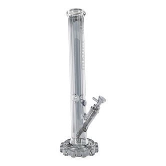 Glas-Eisbong Gear Grey mit Metalleffekt (Blaze Glass)