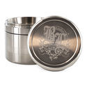 Stainless Steel Deluxe Grinder (Black Leaf)