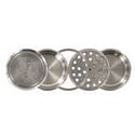 Stainless Steel Deluxe Grinder (Black Leaf)