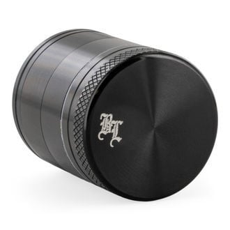 Aluminium Mini Grinder (Black Leaf)