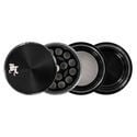 Aluminium Mini Grinder (Black Leaf)