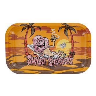 Best Buds Metal Rolling Tray Long