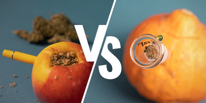 Der Unterschied zwischen einer Obstbong und einer Obstpfeife
