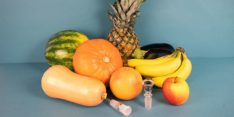 Welche Obst- oder Gemüsesorten sind die besten für eine selbstgebaute Bong oder Pfeife?