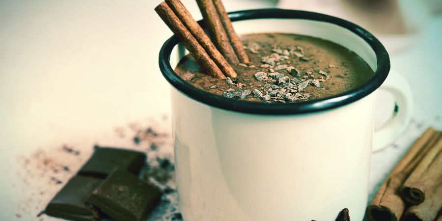 Rezept für mit Cannabis angereicherte heiße Schokolade