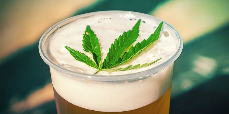 Braue Cannabisalkohol