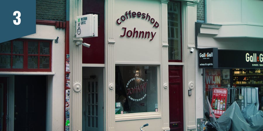 Coffeeshop Johnny Amsterdam - Besten Indica-Blüten