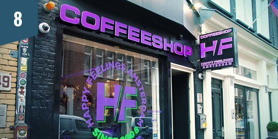 Happy Feelings Coffeeshop Amsterdam - Besten Indica-Blüten