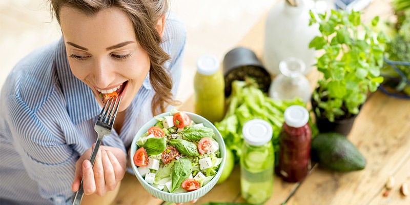 Treibe Sport und ernähre Dich gesund