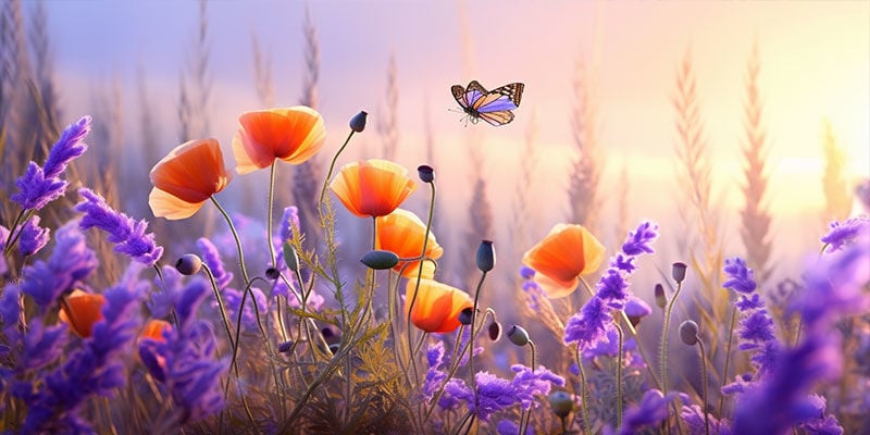 Schmetterlingsblumen-Mischung
