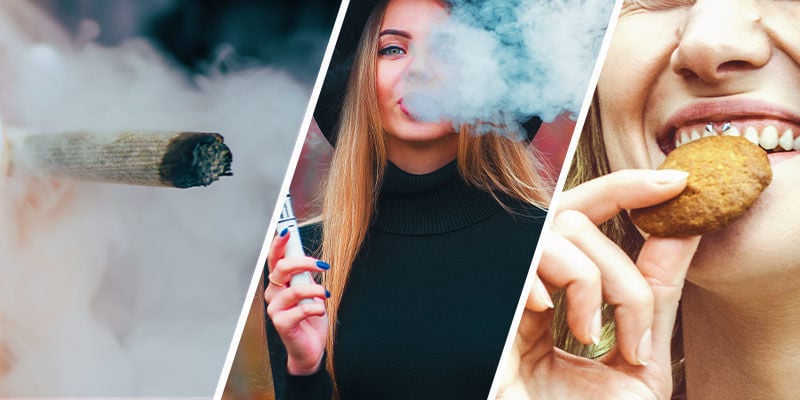 Gibt Es Einen Unterschied Zwischen Rauchen, Vapen Oder Dem Essen Von Zu Viel Cannabis?
